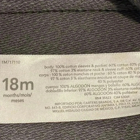 Carter’s sweatshirt - Picture 6 of 7